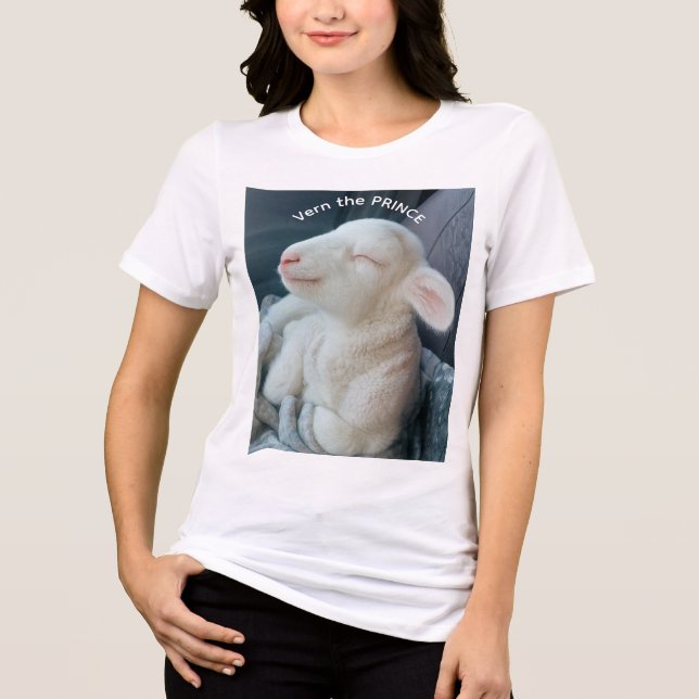 Camiseta Vern the Prince of a  Lamb Riding Shotgun  (Frente)