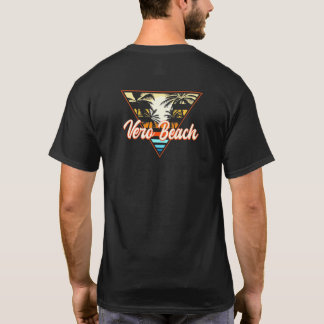 Camiseta Vero Beach Flórida Praia Fl Praia Vagabundo Zero P