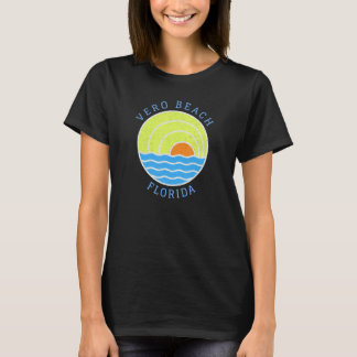 Camiseta Vero Beach Retro Sunset