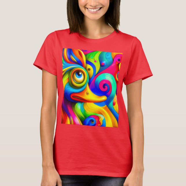 Camiseta Verrückte Ente  (Frente)