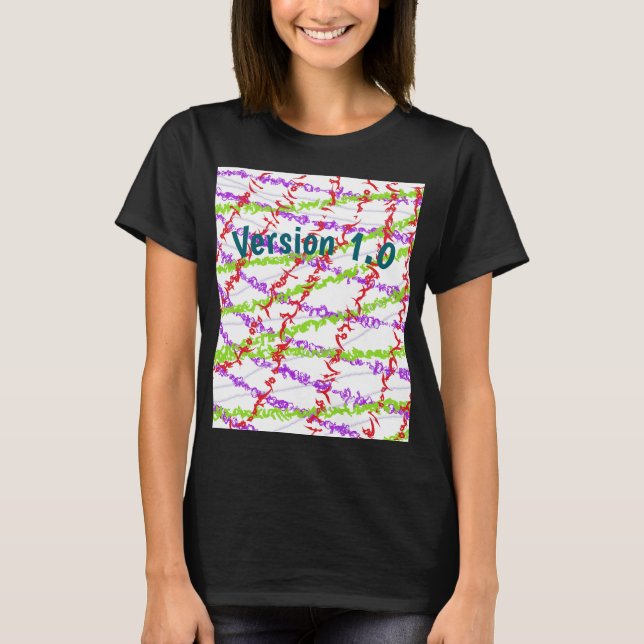 Camiseta Versão 1.0 da Tecnologia Moderna (Frente)