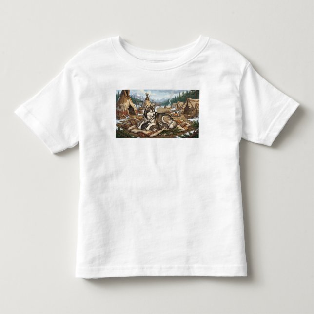 Camiseta Versão 1 da Mãe Malamute (Frente)