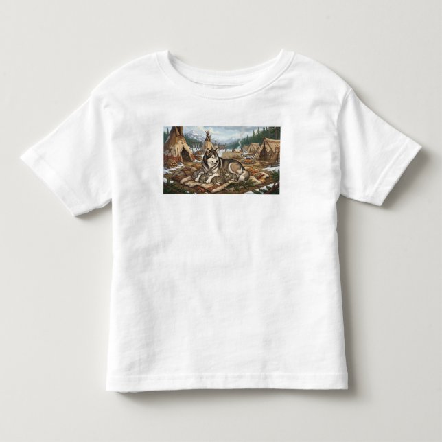 Camiseta Versão 2 da Mãe Malamute   (Frente)