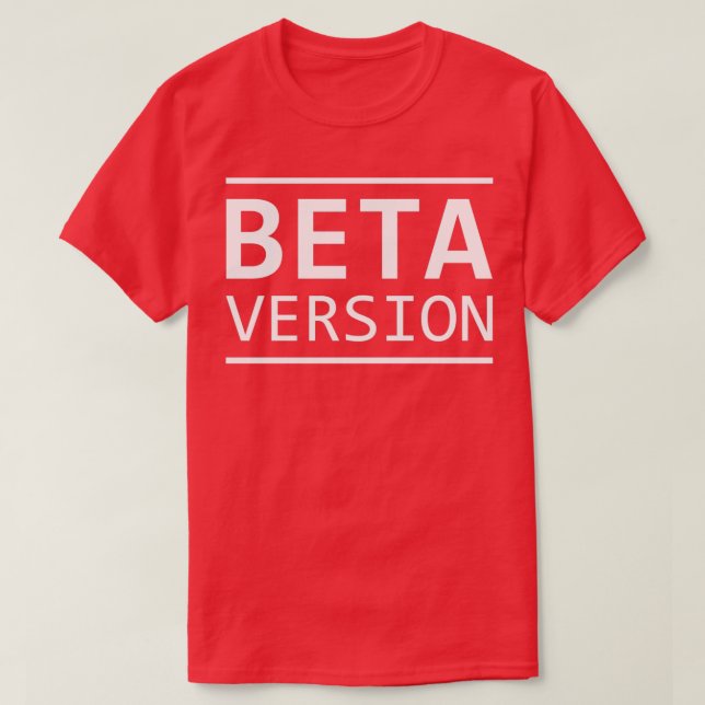 Camiseta versão beta (Frente do Design)