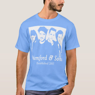 Camiseta Versão de Foto do Mumford Group e do Sons Stencil