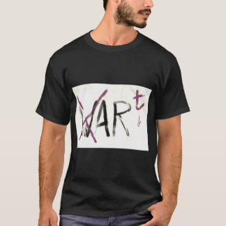 Camiseta Versão escura: Art. Não guerra
