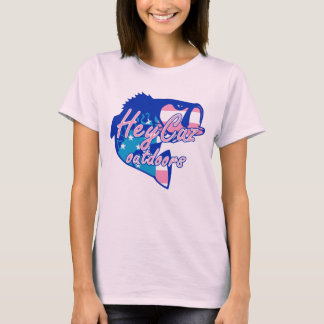Camiseta Versão rosa do logotipo do EiCuz Outdoor