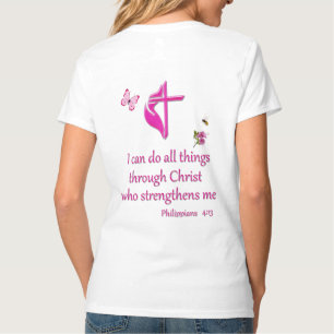 Camiseta versículo bíblico