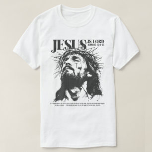 Camiseta Versículo Bíblico Cristão Jesus é Senhor