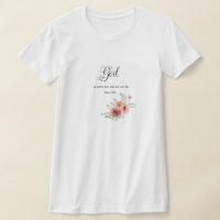 Versículo Bíblico Floral