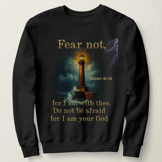 Camiseta Versículo Bíblico ISAÍAS 41:10 (Frente do Design)