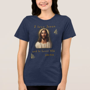 Camiseta versículo bíblico João 3:16