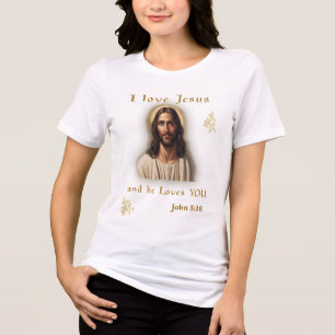 Camiseta versículo bíblico João 3:16