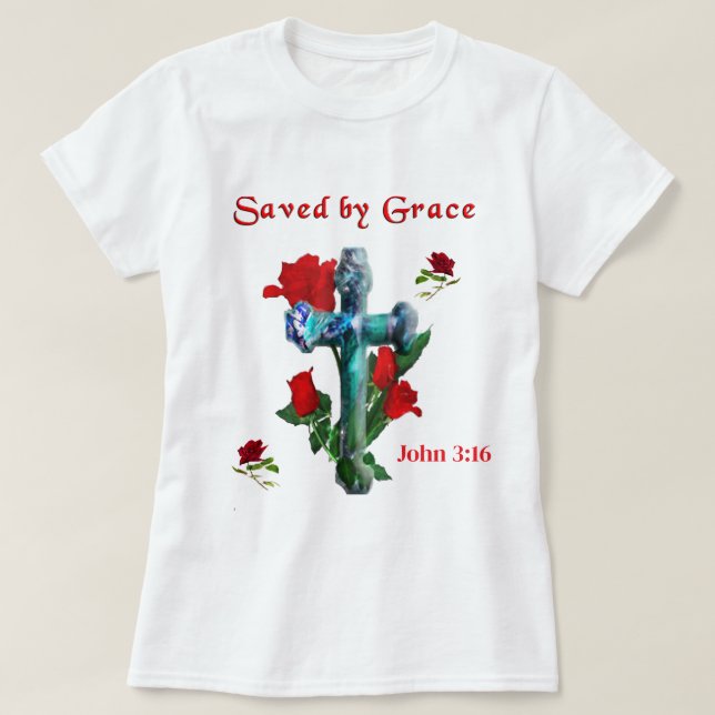 Camiseta Versículo Bíblico João 3:16 (Frente do Design)