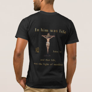 Camiseta Versículo Bíblico Não temas, pois estou contigo