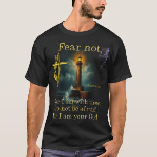 Camiseta Versículo Bíblico Não temas, pois estou contigo