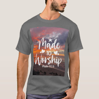 Camiseta Versículo Bíblico para Adoração