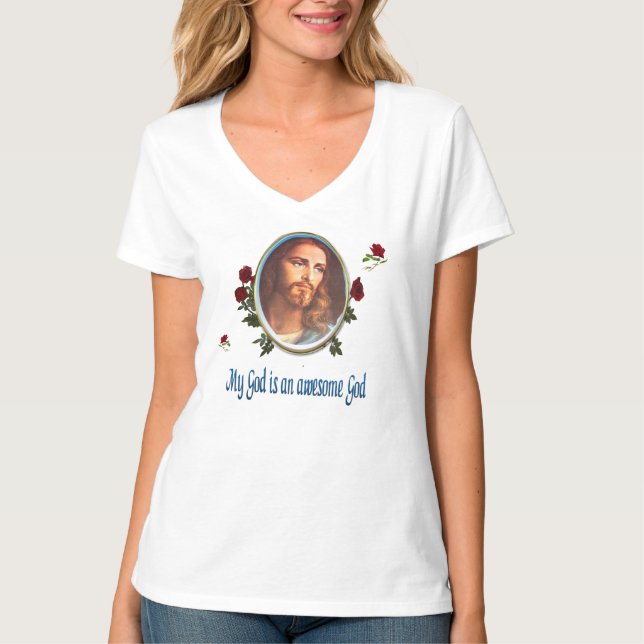Camiseta versículo da Bíblia cristã (Frente)