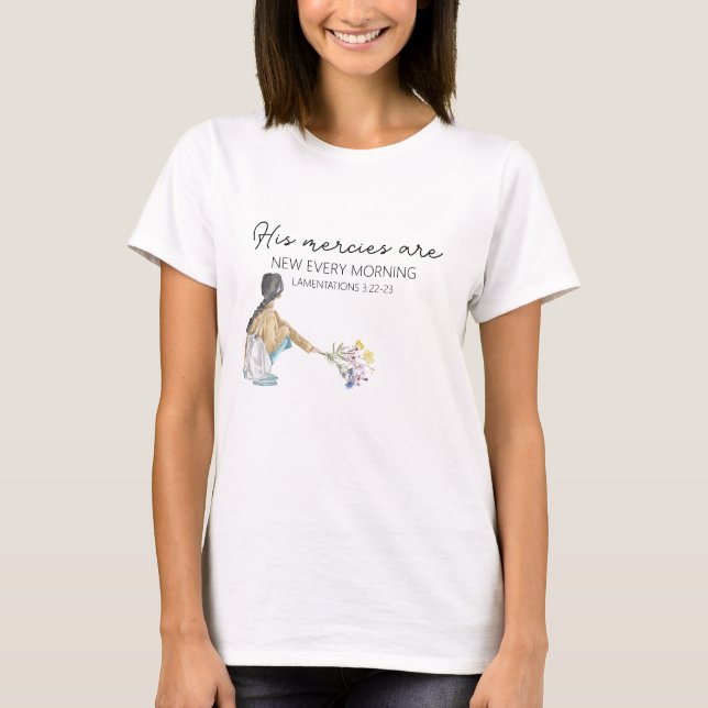Camiseta Versículo da Bíblia Cristã (Frente)