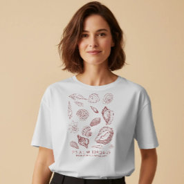 Camiseta Versículo da Bíblia de Concha Marinha
