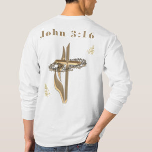Camiseta Versículo da Bíblia João 3:16