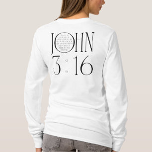Camiseta Versículo da Bíblia João 3:16