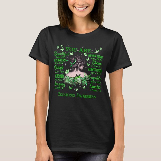 Camiseta Versículos da Bíblia e Borboletas para Conscientiz (Frente)