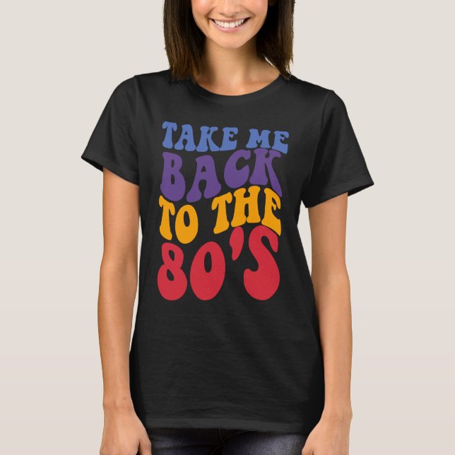 Camiseta Verso 80s Me Leva De Volta Aos 80s (Frente)