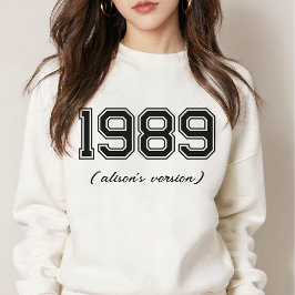 Camiseta VERSÕES 89 Variação de Nome Personalizado Ano Pers