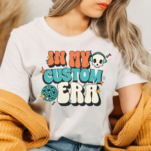 Camiseta VERSÕES Na Minha Época Personalizada Crânio De Dis