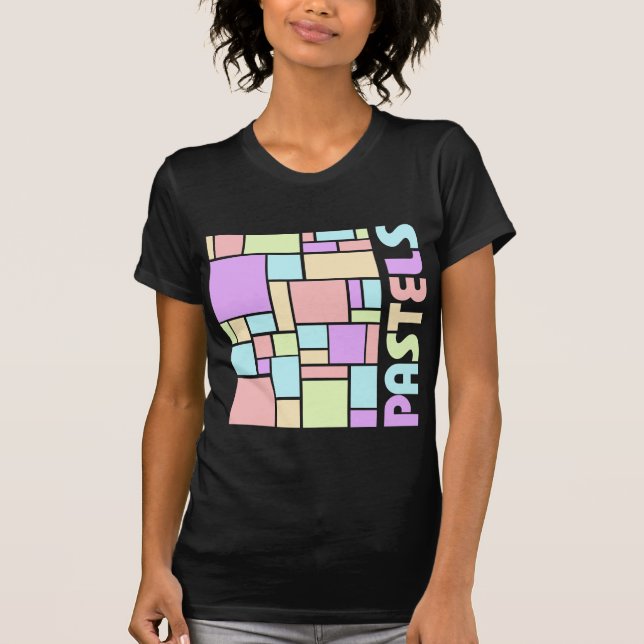 Camiseta Vertical Padrão para Pastéis (Frente)