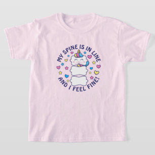 Camiseta Verticorn™ Minha Coluna Está Em Filhos Chiroprátic
