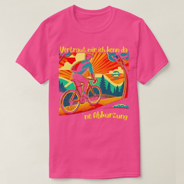 Camiseta Vertraut mir ich kenn da ne Abkrzung Wandern litis (Frente do Design)