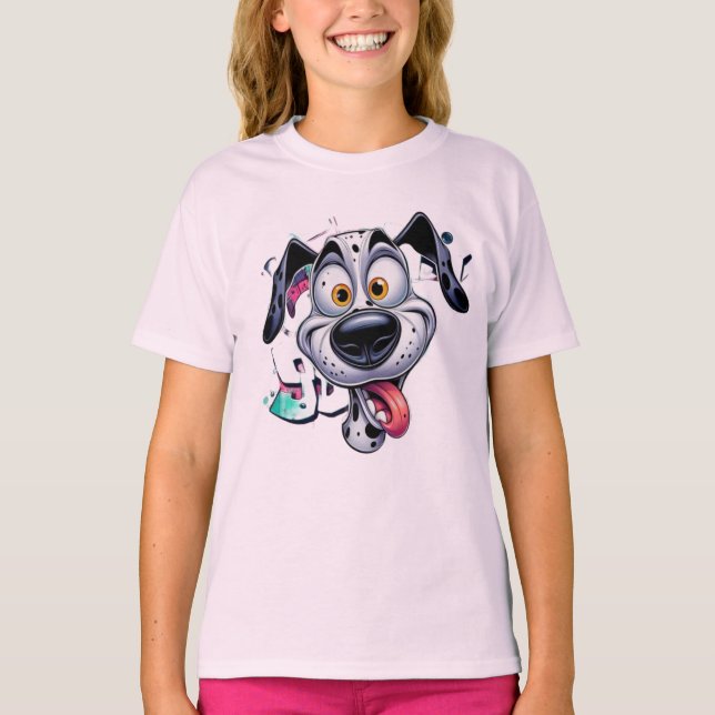Camiseta very cute funny happy smiling puppy (Frente)