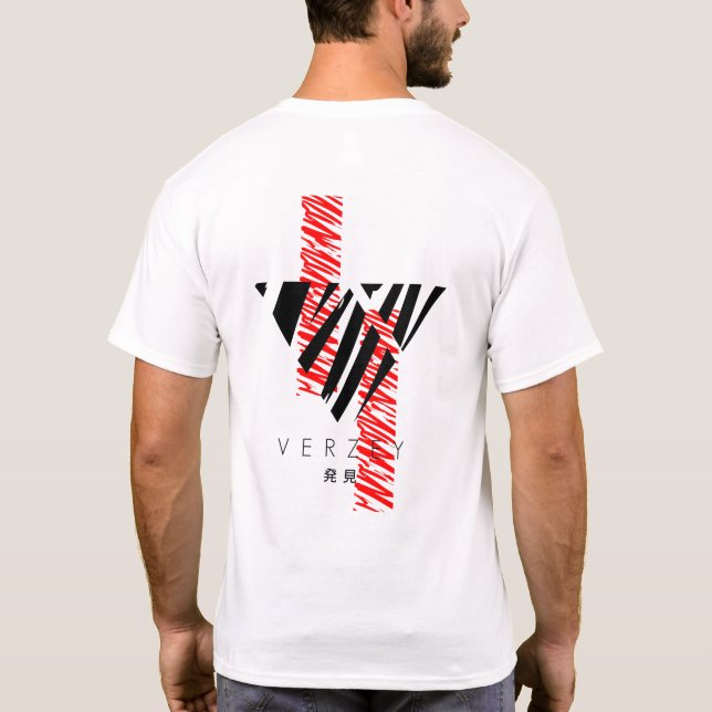 Camiseta Verzey Descubra o Logotipo Desenho (Verso)