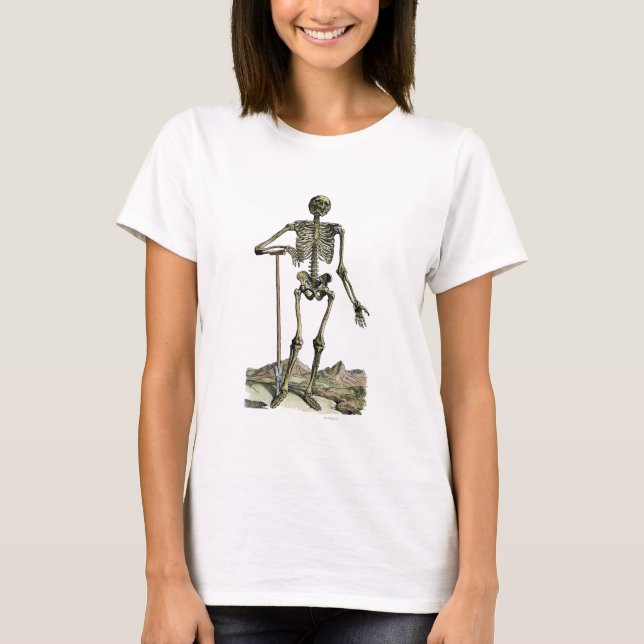 Camiseta Vesalius: Sistema esqueletal (Frente)