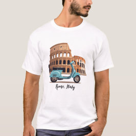 Camiseta Vespa em Roma Itália