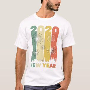 Camiseta Véspera de ano novo Engraçada da Família de Festa 