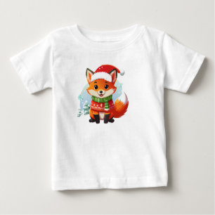 Camiseta Véspera de Natal da Pequena Raposa