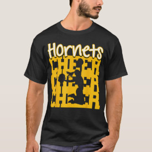 Camiseta Vespiras de Hornets Cheer Back To School Espírito