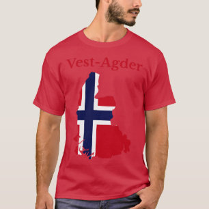 Camiseta Vest Agder County, Noruega