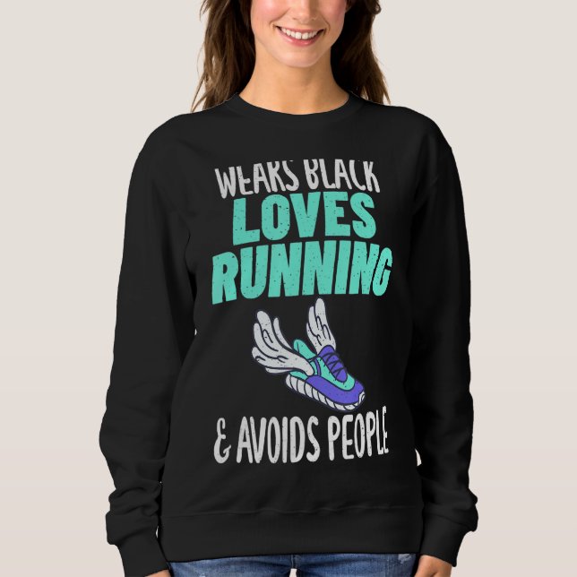 Camiseta Veste Adores Pretos Correndo E Evita A Marath Pess (Frente)