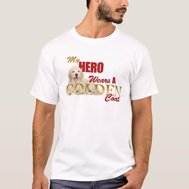 Camiseta Veste um Casaco Dourado (Frente)