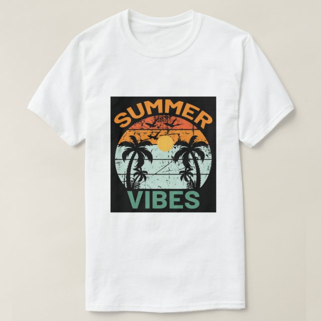 Camiseta "Vestes de Verão" (Frente do Design)