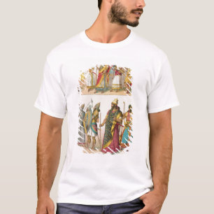 Camiseta Vestido Assyrian, de "do der Voelker Trachten",