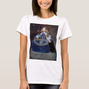 Camiseta Vestido Azul de Infanta Margarita Teresa Velazquez