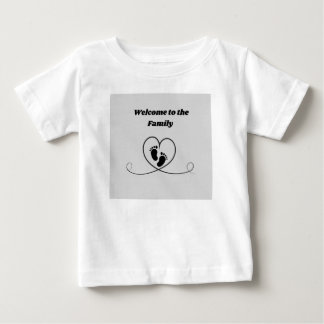 Camiseta vestido de bebê novo