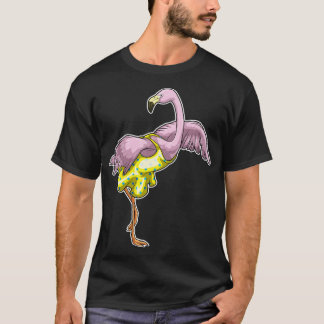 Camiseta Vestido de Bolinhas Flamingo