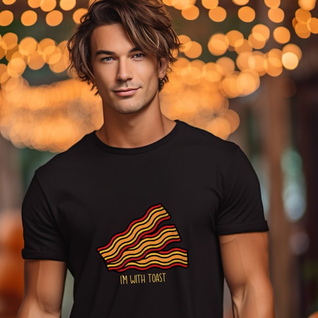 Camiseta Vestido de Halloween bacon im com casal engraçado (Criador carregado)