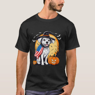 Camiseta Vestido de Halloween feminino de cachorrinho
